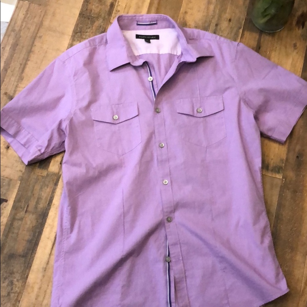 Men’s Banana Republic short sleeve shirt